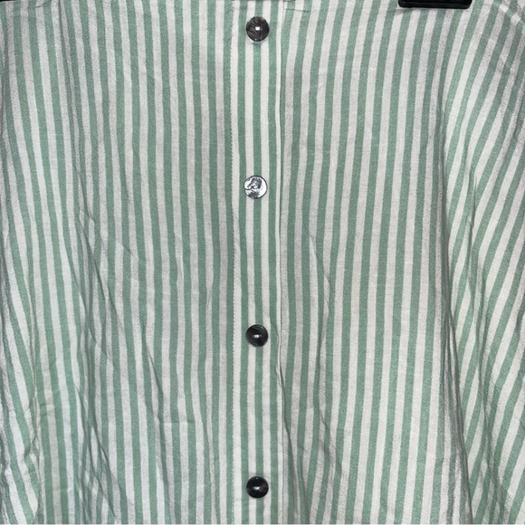 Lily Rose Green and White A-line Mini Skirt - Picture 2 of 6